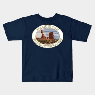 Balanced Rock at Arches National Park in Moab, Utah Kids T-Shirt